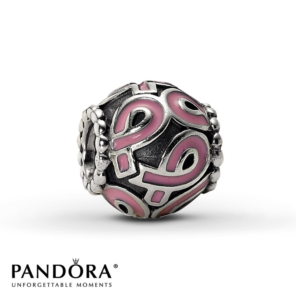 Retired Pandora Breast Cancer Ribbon Charm